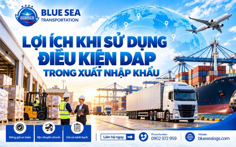 Lợi ích khi sử dụng điều kiện DAP trong xuất nhập khẩu