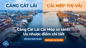 cảng Cát Lái Cái Mép so sánh