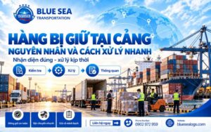 Hàng bị giữ tại cảng: nguyên nhân và cách xử lý nhanh