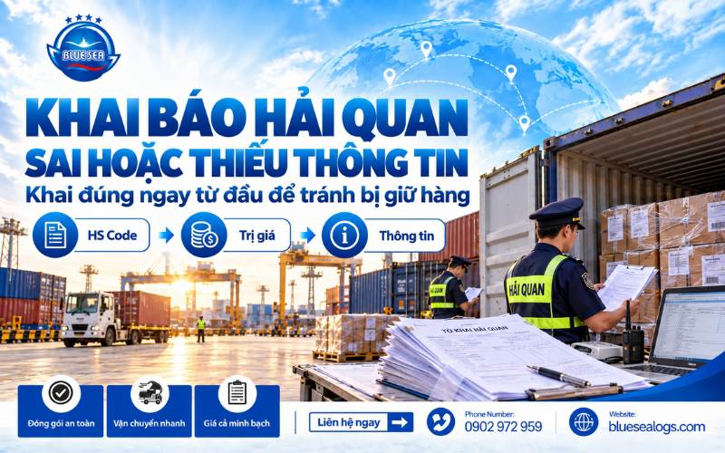 Khai báo hải quan sai hoặc thiếu thông tin