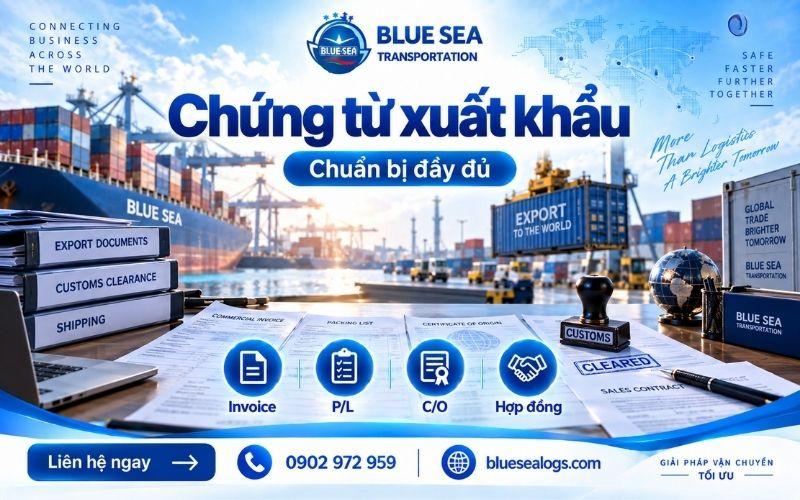 Doanh nghiệp chuẩn bị bộ chứng từ xuất khẩu đầy đủ trước khi khai báo