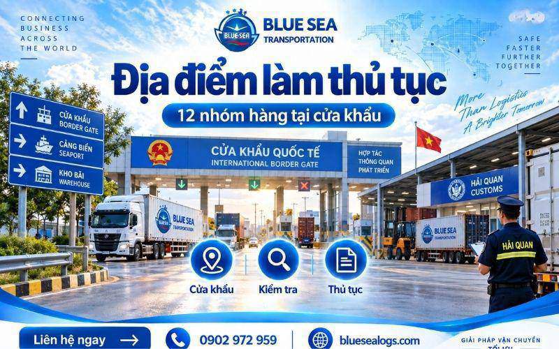 Địa điểm làm thủ tục hải quan tại chi cục hải quan cửa khẩu và ngoài cửa khẩu