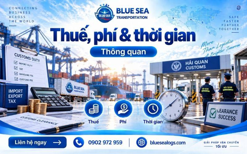 Thuế và thời gian thông quan hàng hóa xuất nhập khẩu phụ thuộc vào kết quả phân luồng hải quan