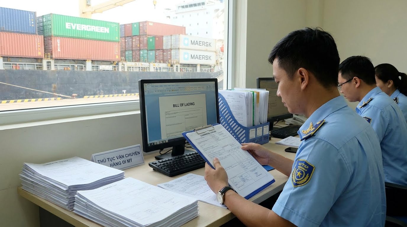 Thủ tục vận chuyển hàng Việt Nam đi Mỹ