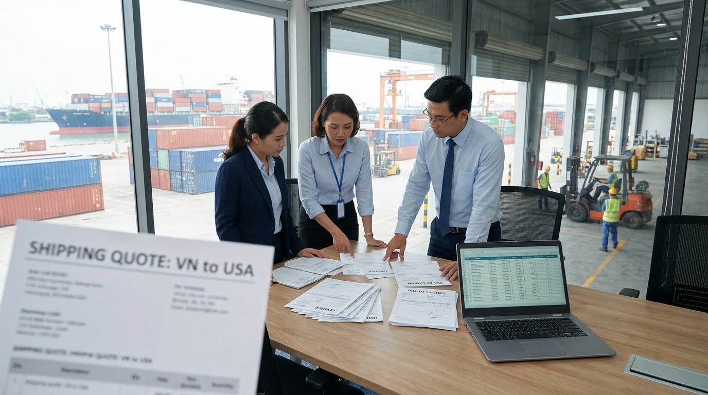Chi phí vận chuyển hàng Việt Nam đi Mỹ