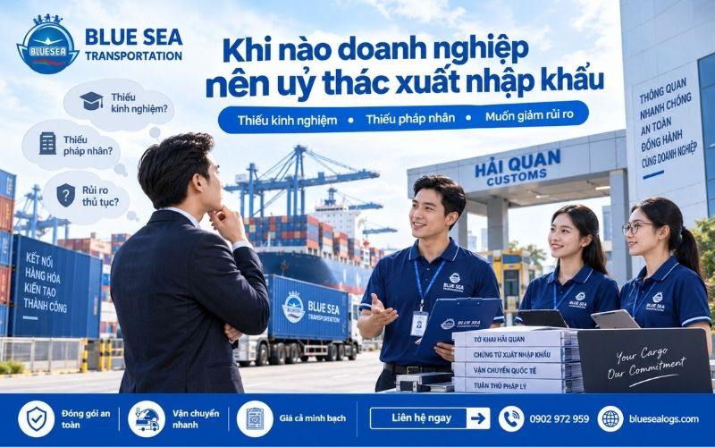Doanh nghiệp mới hoặc cá nhân chưa có chức năng xuất nhập khẩu sử dụng dịch vụ ủy thác