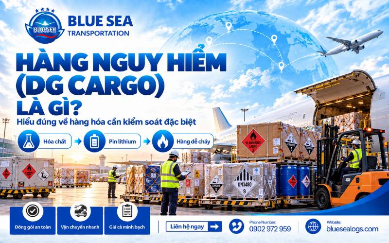 Khái niệm Hàng nguy hiểm Dangerous Goods và hai bộ quy tắc IMDG Code, IATA DGR