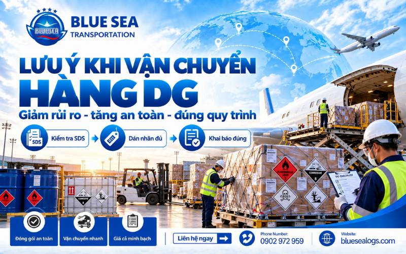 Những lưu ý quan trọng khi vận chuyển hàng nguy hiểm DG – pin lithium, cách ly, đá khô