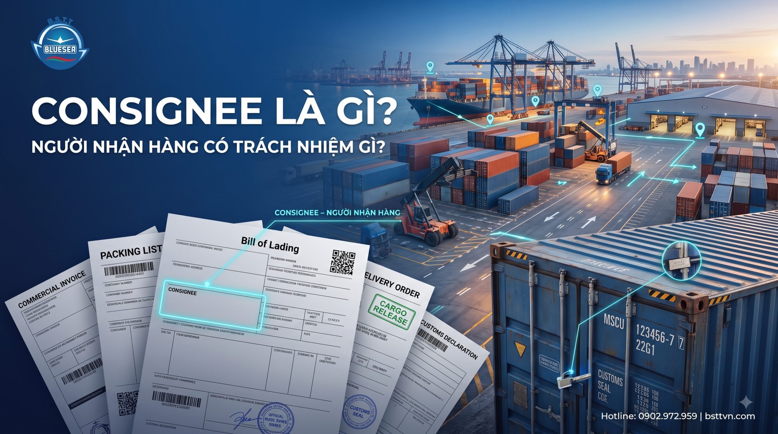 Consignee là gì? Người nhận hàng có trách nhiệm gì?
