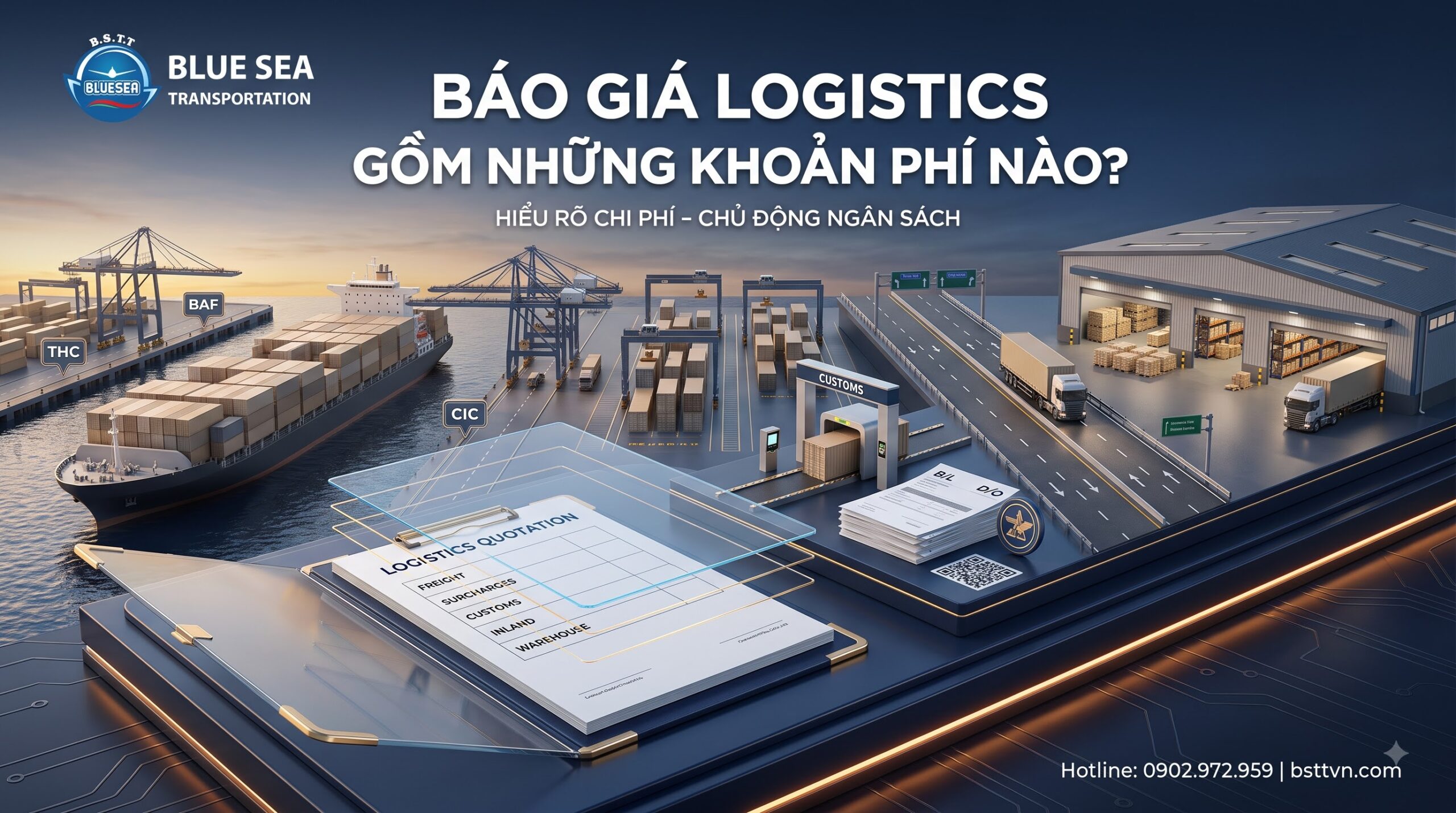 Báo giá logistics gồm những khoản phí nào? Cách đọc & so sánh