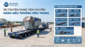 Xe chuyên dụng vận chuyển hàng siêu trường siêu trọng gồm những loại nào?