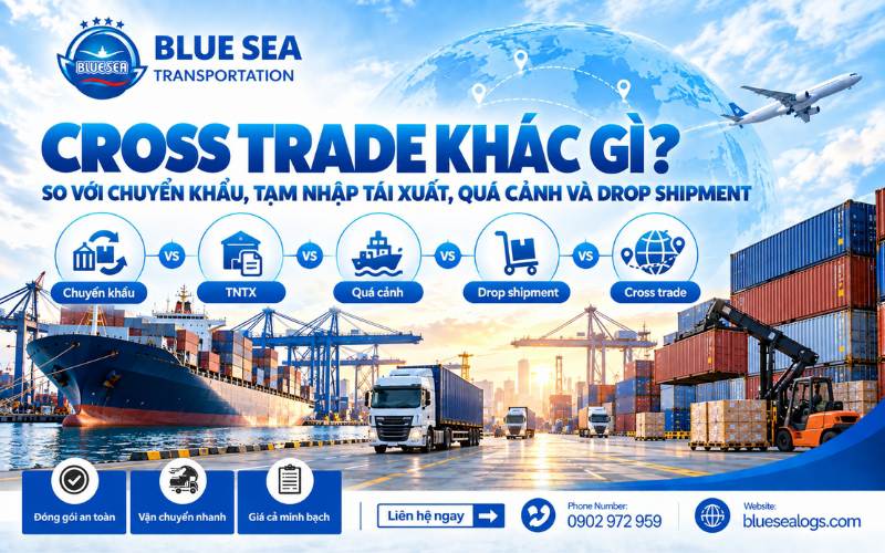 Cross trade là giao dịch mua bán ba bên ở ba quốc gia khác nhau