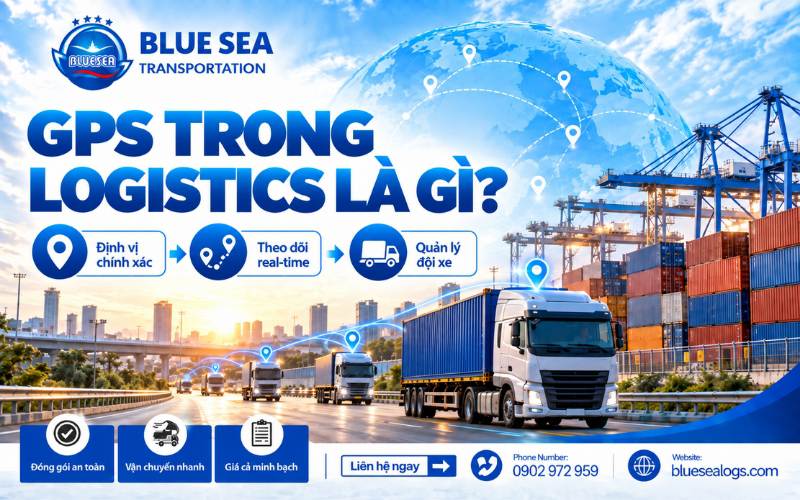 GPS trong logistics là định vị vệ tinh theo dõi phương tiện và hàng hóa