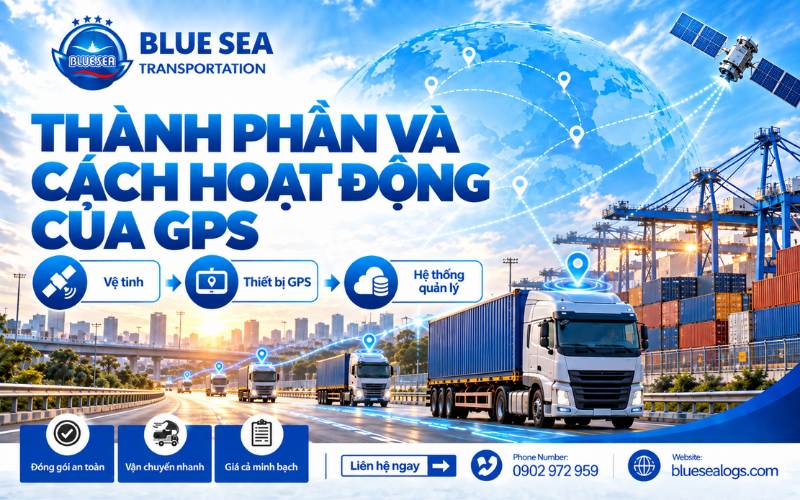 Thành phần và cách hoạt động của hệ thống GPS trong vận tải