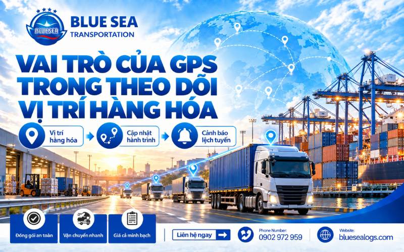 GPS theo dõi vị trí hàng hóa theo thời gian thực trong chuỗi cung ứng