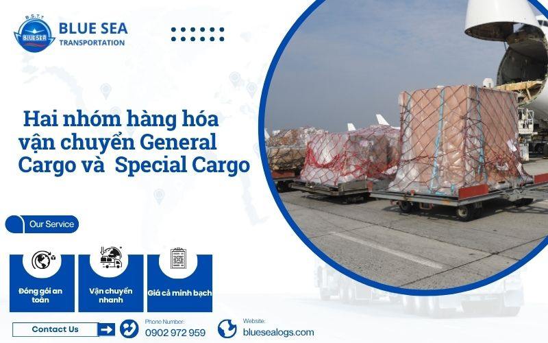 Hai nhóm hàng hóa vận chuyển General Cargo và Special Cargo