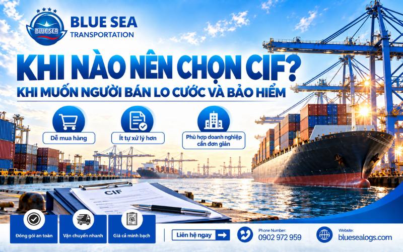 Doanh nghiệp nhập khẩu ít kinh nghiệm vận tải biển nên ưu tiên lựa chọn mua hàng theo điều kiện CIF