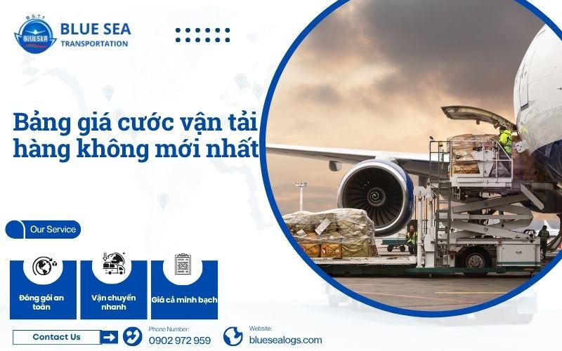 Bảng giá cước vận tải hàng không mới nhất