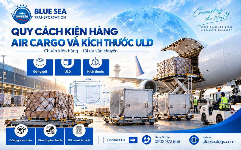 Bảng kích thước các loại mâm và thùng ULD tiêu chuẩn dùng trong vận chuyển Air Cargo