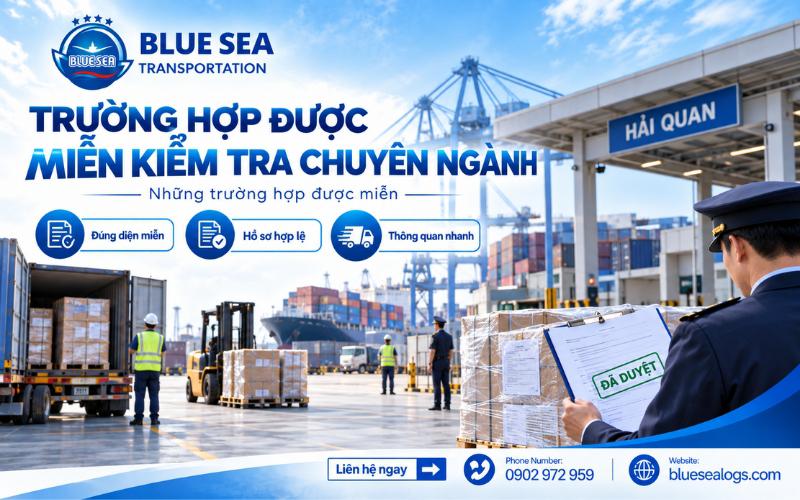 Danh mục các mặt hàng được miễn hoặc giảm kiểm tra chuyên ngành theo quy định pháp luật