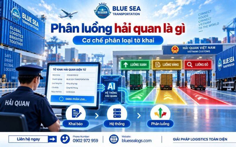 Khái niệm phân luồng hải quan tự động trên hệ thống thông quan hàng hóa