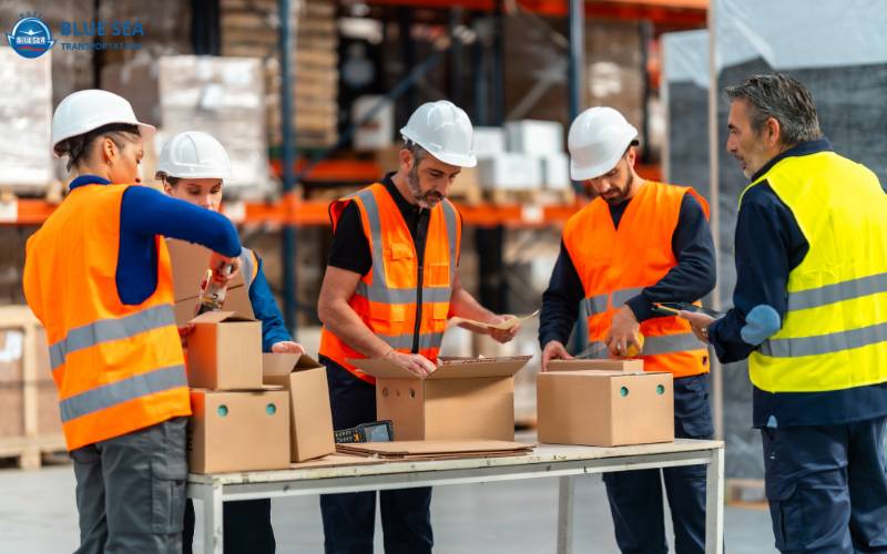 Quy trình xử lý hàng tại đầu xuất