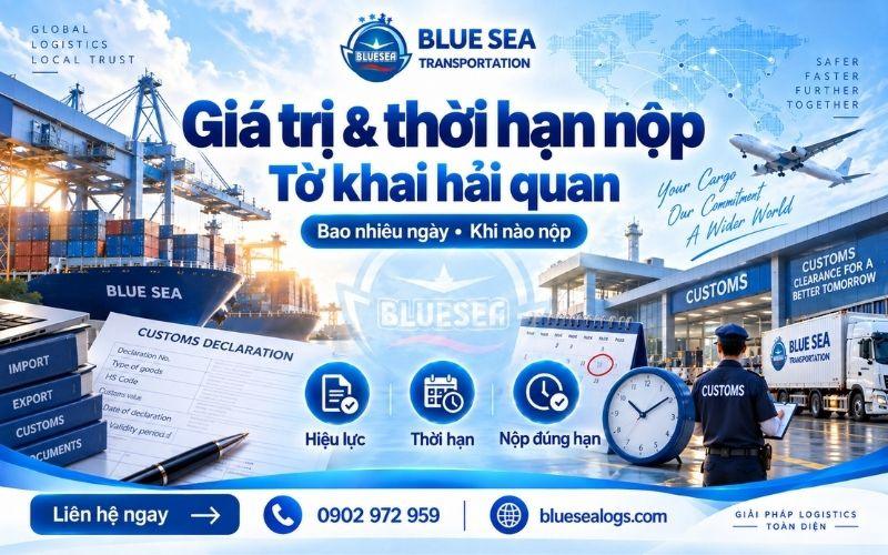 Thời hạn hiệu lực của tờ khai hải quan chưa thông quan và đã thông quan