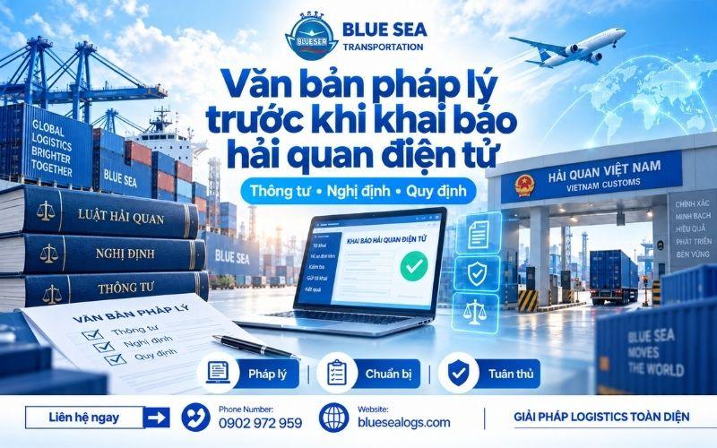 Hệ thống các văn bản pháp lý Luật Hải quan và Thông tư hướng dẫn khai báo hải quan điện tử