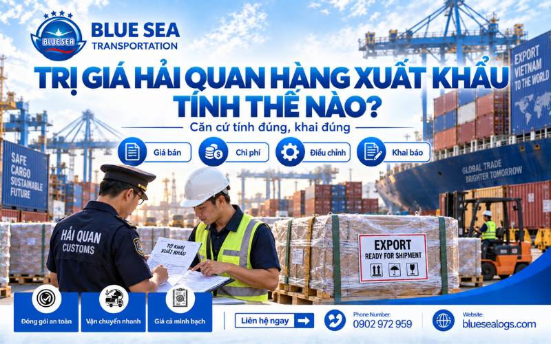 Cách xác định trị giá hải quan hàng xuất khẩu tính đến cửa khẩu xuất FOB DAF