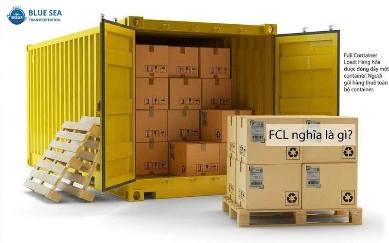 Khái niệm vận chuyển nguyên container Full Container Load