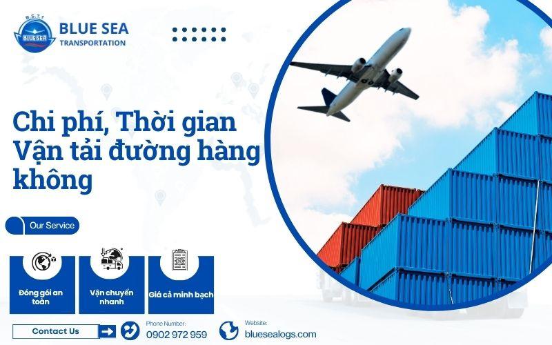 Chi phí, phụ phí và thời gian vận tải đường hàng không