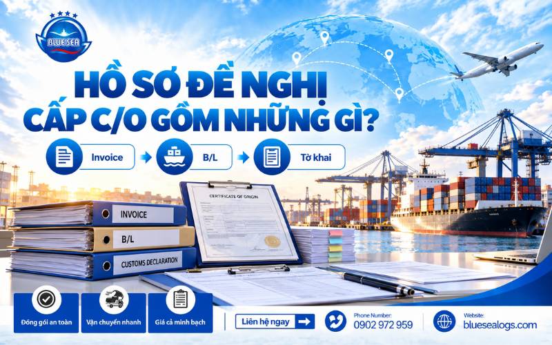Hồ sơ đề nghị cấp C/O gồm chứng từ bắt buộc và chứng từ chứng minh xuất xứ