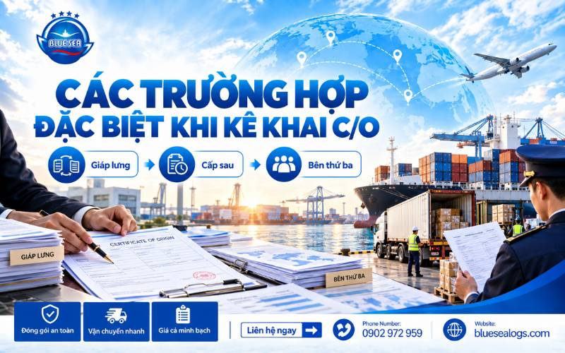 Các trường hợp đặc biệt khi kê khai C/O giáp lưng, hóa đơn bên thứ ba