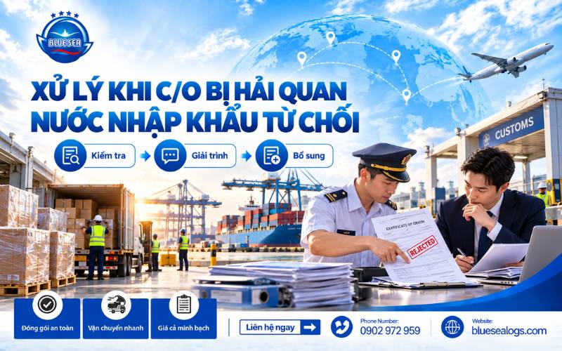 Cách xử lý khi C/O bị hải quan nước nhập khẩu từ chối