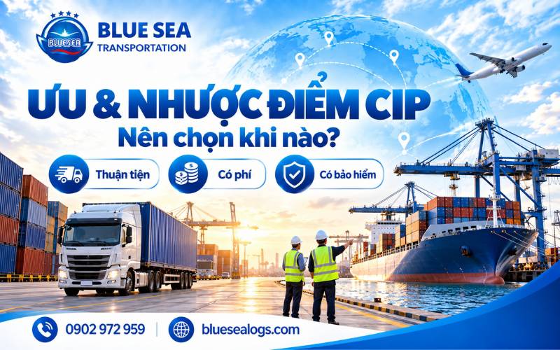 Đánh giá ưu nhược điểm giúp doanh nghiệp quyết định lựa chọn mua bán hàng hóa theo giá CIP