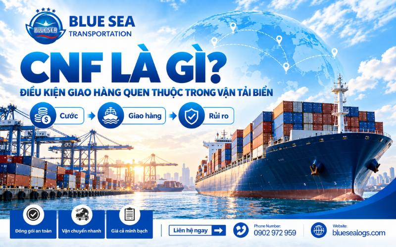 Khái niệm điều kiện CNF Cost and Freight Tiền hàng và cước phí tên gọi cũ của CFR