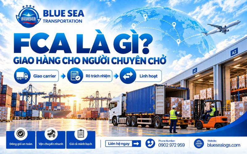 Khái niệm điều kiện FCA Free Carrier Giao cho người vận tải trong Incoterms 2020