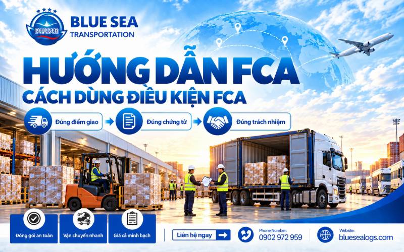Quy trình giao nhận hàng hóa tại kho người bán hoặc địa điểm thỏa thuận theo điều kiện FCA