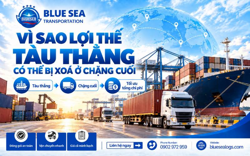 Chi phí vận chuyển đường bộ chặng cuối từ nhà máy xuống cảng Cái Mép