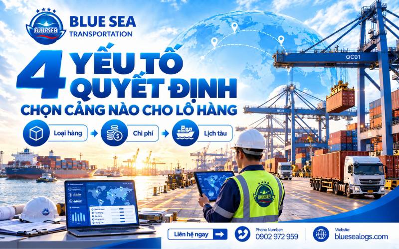 Bốn yếu tố chọn cảng Cát Lái hay Cái Mép cho lô hàng xuất khẩu